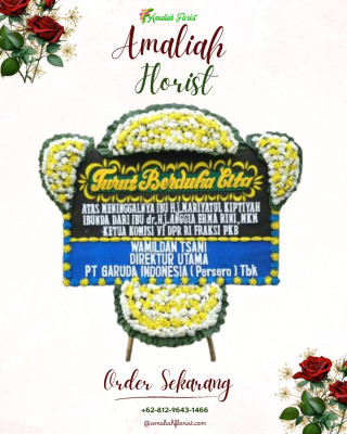 Papan Bunga Duka di Kokap