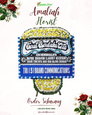 Papan Bunga Duka di Kokap