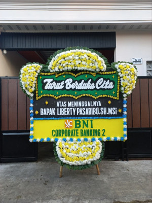 Papan Bunga Duka di Kokap